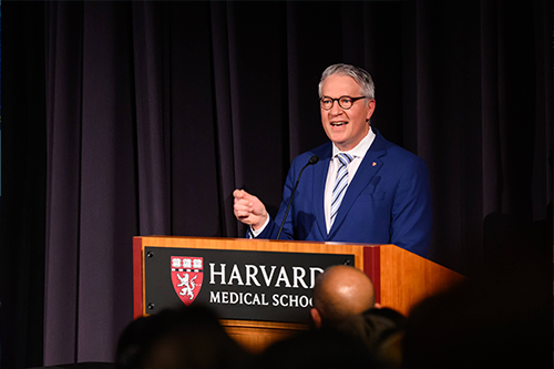 Dean Giannobile at the podium