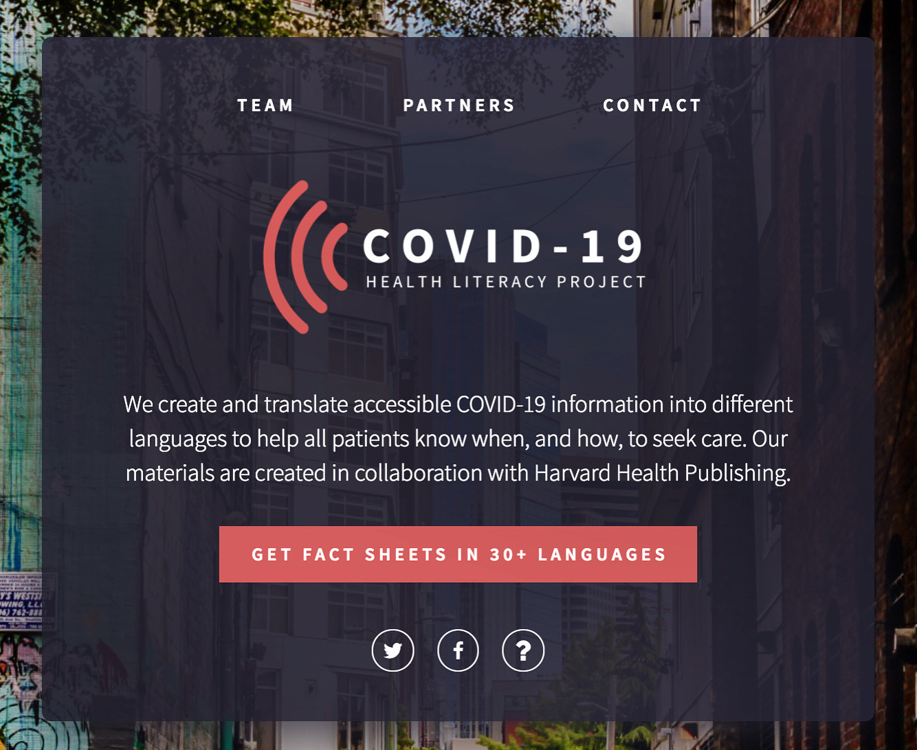 Laura Pesquera, DMD23, provided Spanish translations for the COVID-19 Health Literacy Project, which aimed to provide guidance on COVID-19 in more than 35 languages.