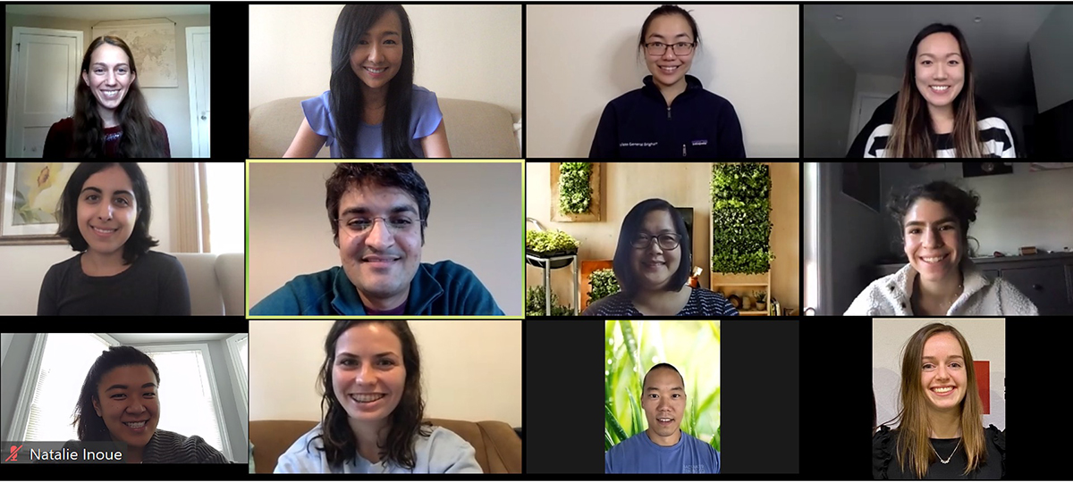 Zoom meeting with students