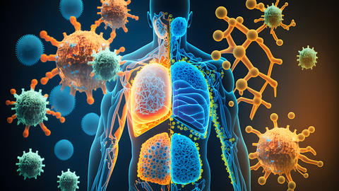 illustration of immune system