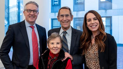 Dean Giannobile and Dr. Magda Feres with the Levis