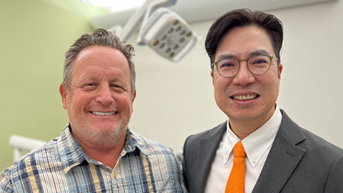 Keith Kyle with Dr. Sang Lee