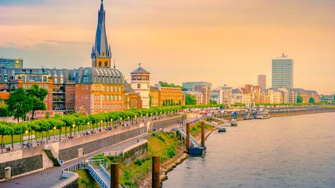 Photo of river in Dusseldorf