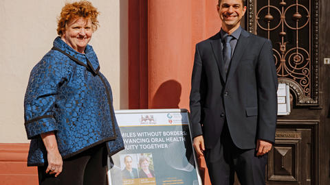 Drs. Catherine Hayes and Stefan Listl