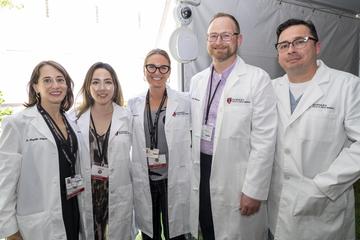 Society directors in their white coats