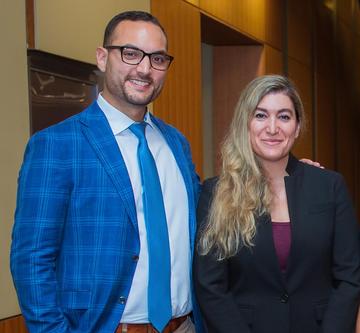 Miguel Roque and Mindy Greenblatt Streem