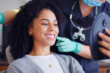 patient smiling
