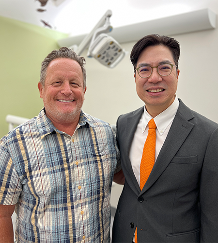 Keith Kyle with Dr. Sang Lee