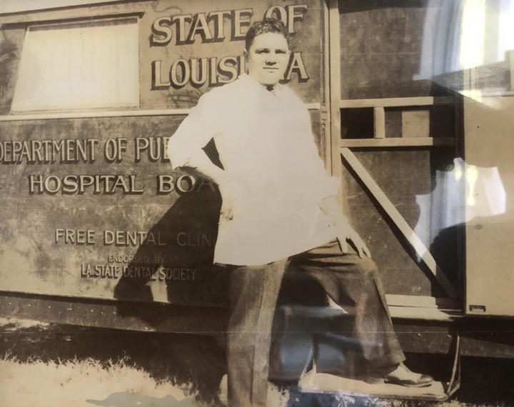 historical photo of dentist
