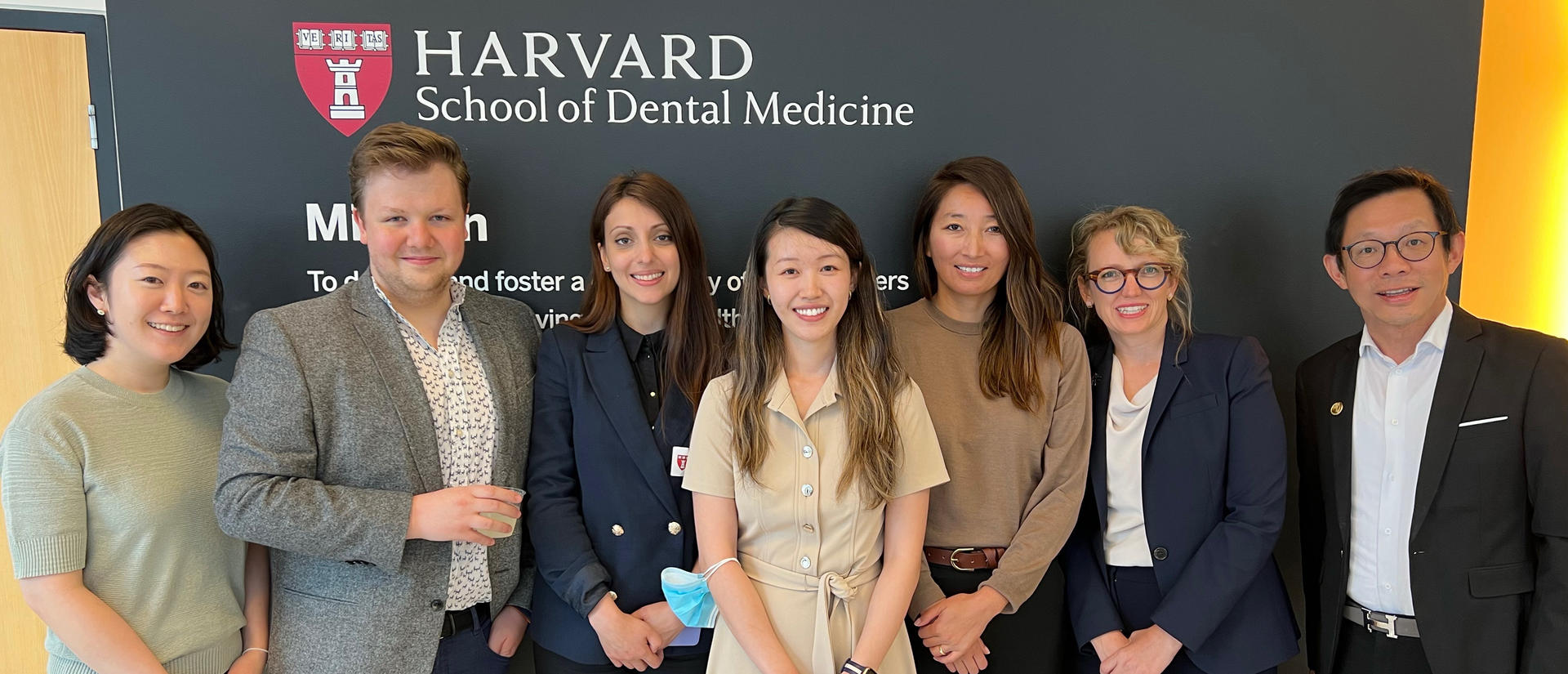 Xixi sending in the center with her Endo classmates