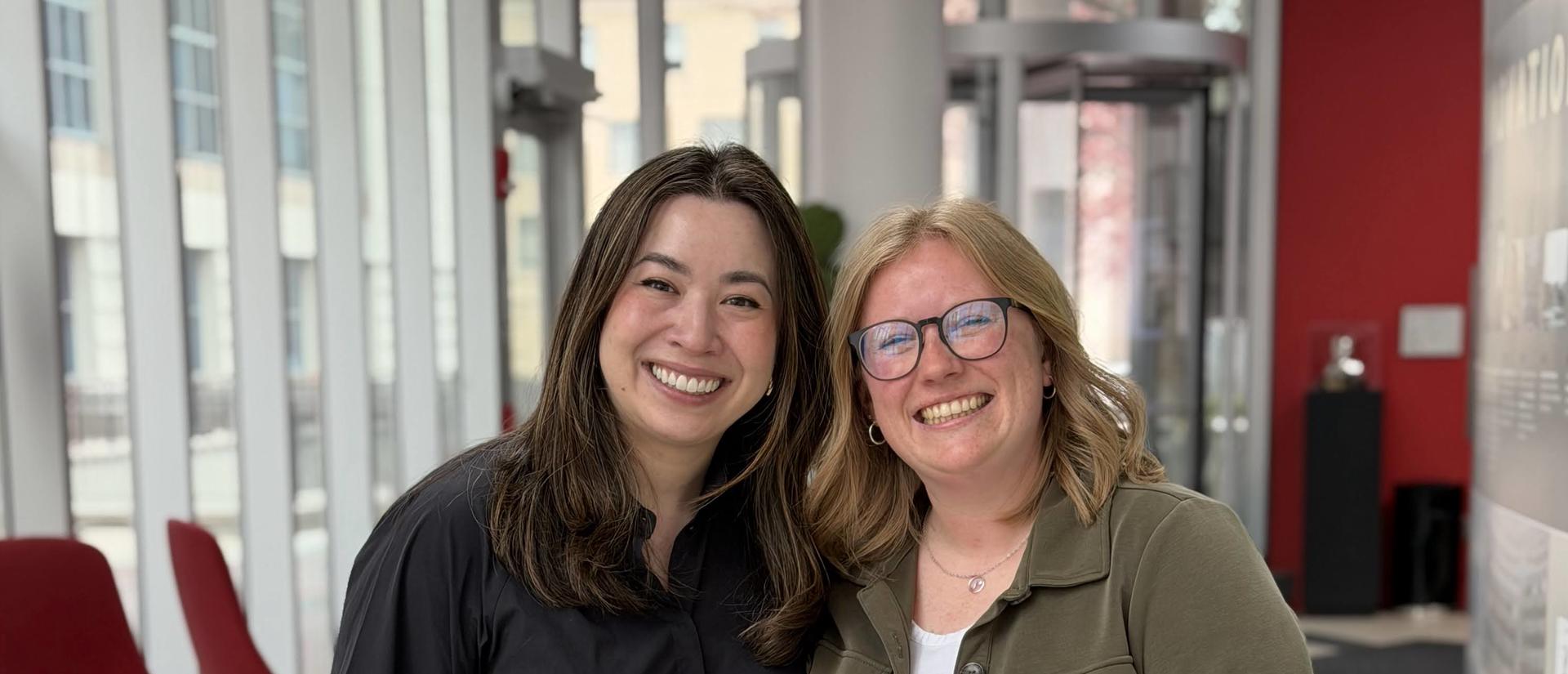 Harvard Heroes Sophie Spengler and Kathleen Refior