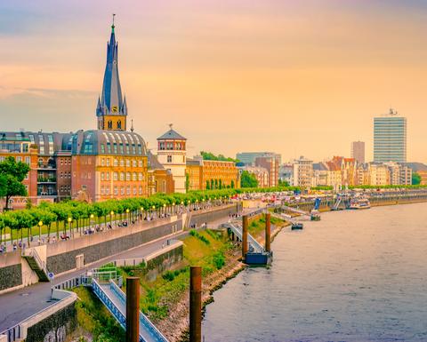 Photo of river in Dusseldorf