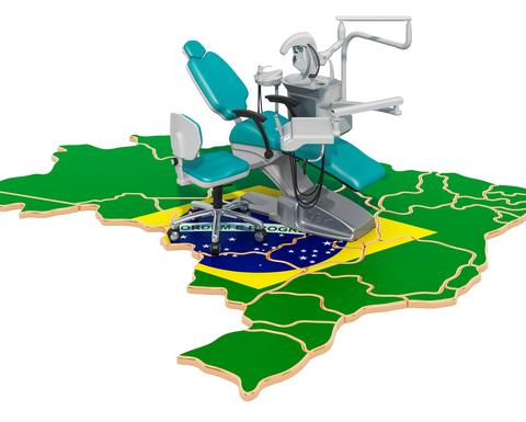 Dentistry in Brazil concept