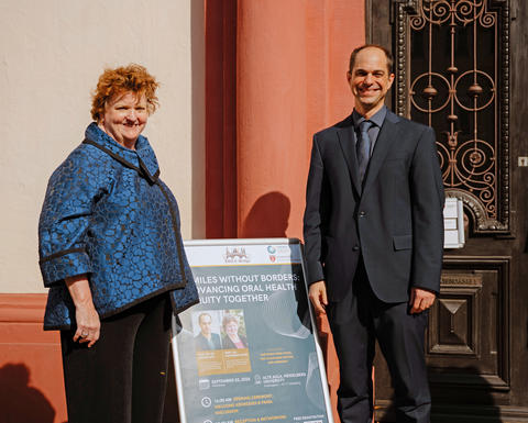 Drs. Catherine Hayes and Stefan Listl
